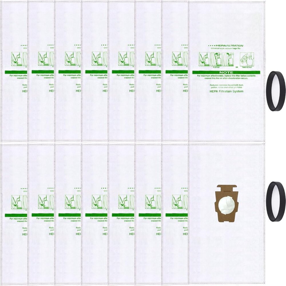 16 Pack Replacement for Kirby Micron Magic HEPA Filtration Vacuum Filters